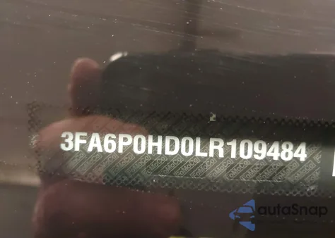 2020 Ford Fusion Se z USA, uszkodzony, nr VIN 3FA6P0HD0LR109484